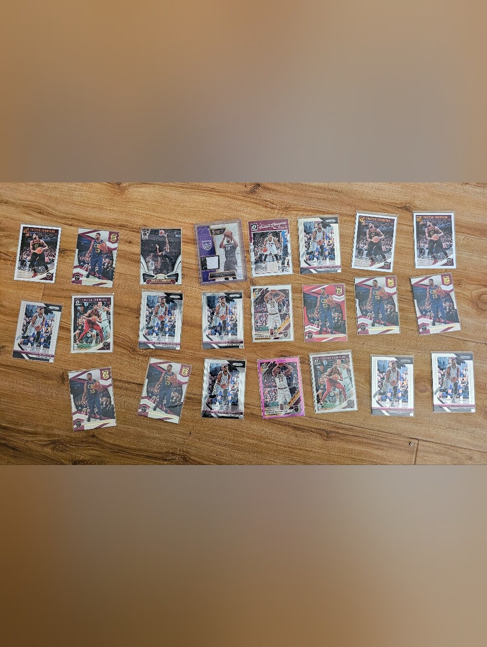 Tristan Thompson 23 Card Lot Cleveland Cavaliers Panini Optic Select Prizm Elite